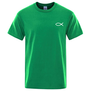 VILZSTUDIOS Graphic Fish Print T-Shirt