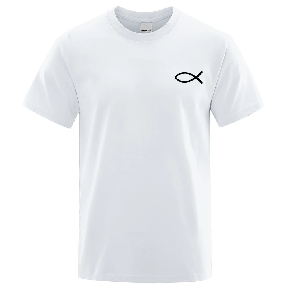 VILZSTUDIOS Graphic Fish Print T-Shirt