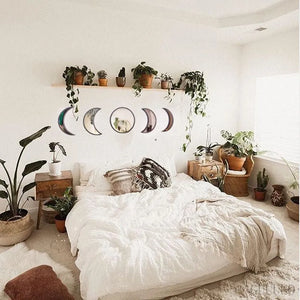 VILZSTUDIOS Scandinavian Acrylic Moon phase Mirrors