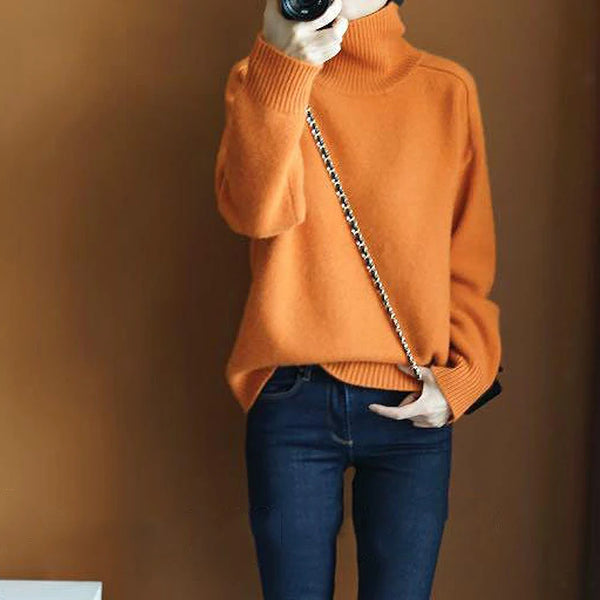Cozy Thick Wool Turtleneck Sweater