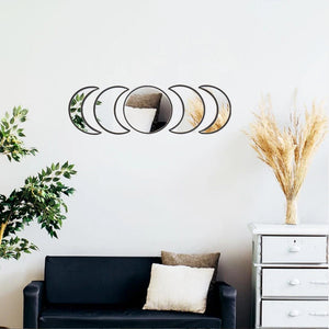 VILZSTUDIOS Scandinavian Acrylic Moon phase Mirrors
