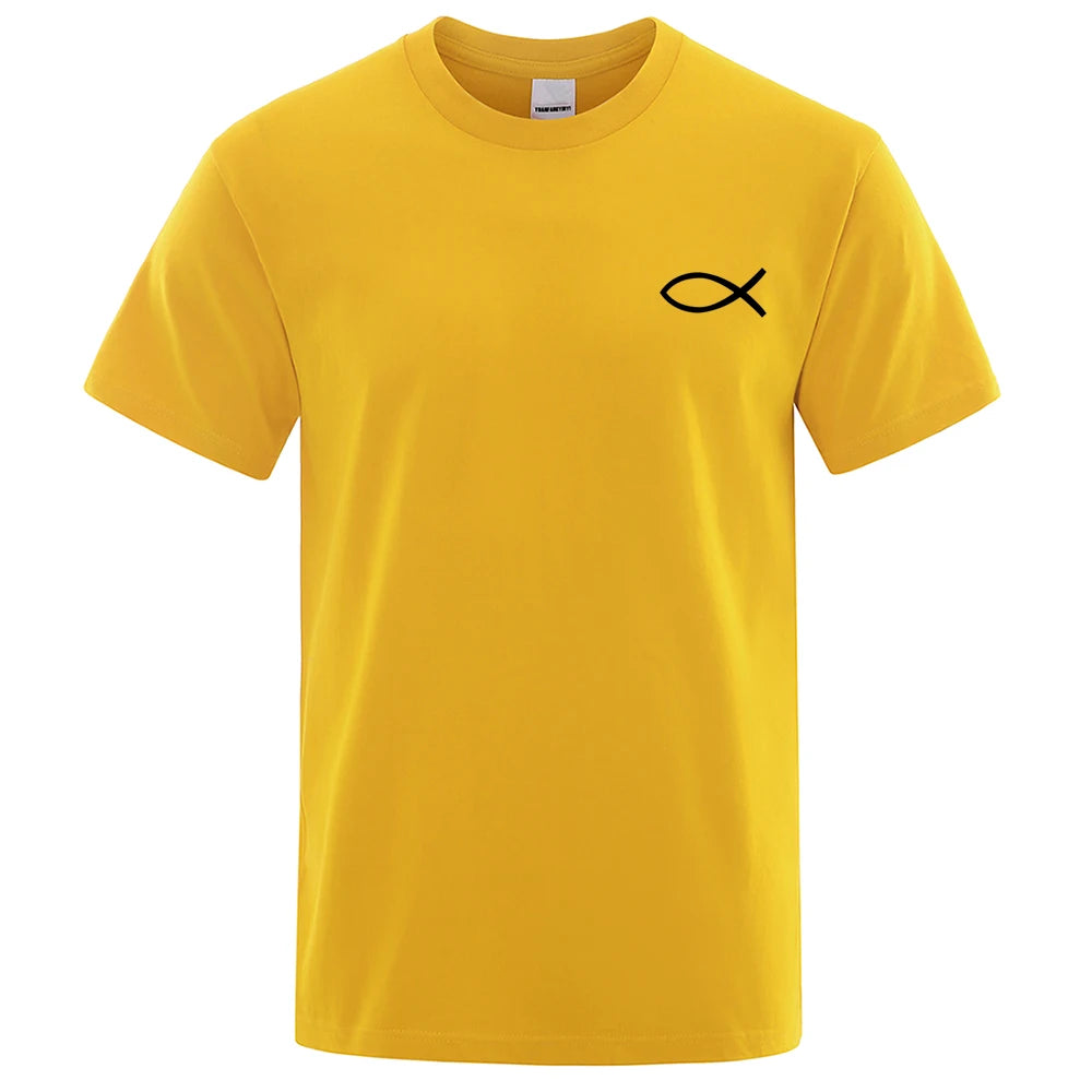 VILZSTUDIOS Graphic Fish Print T-Shirt