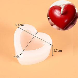 VILZSTUDIOS Heart-shaped Silicone Candle Mold