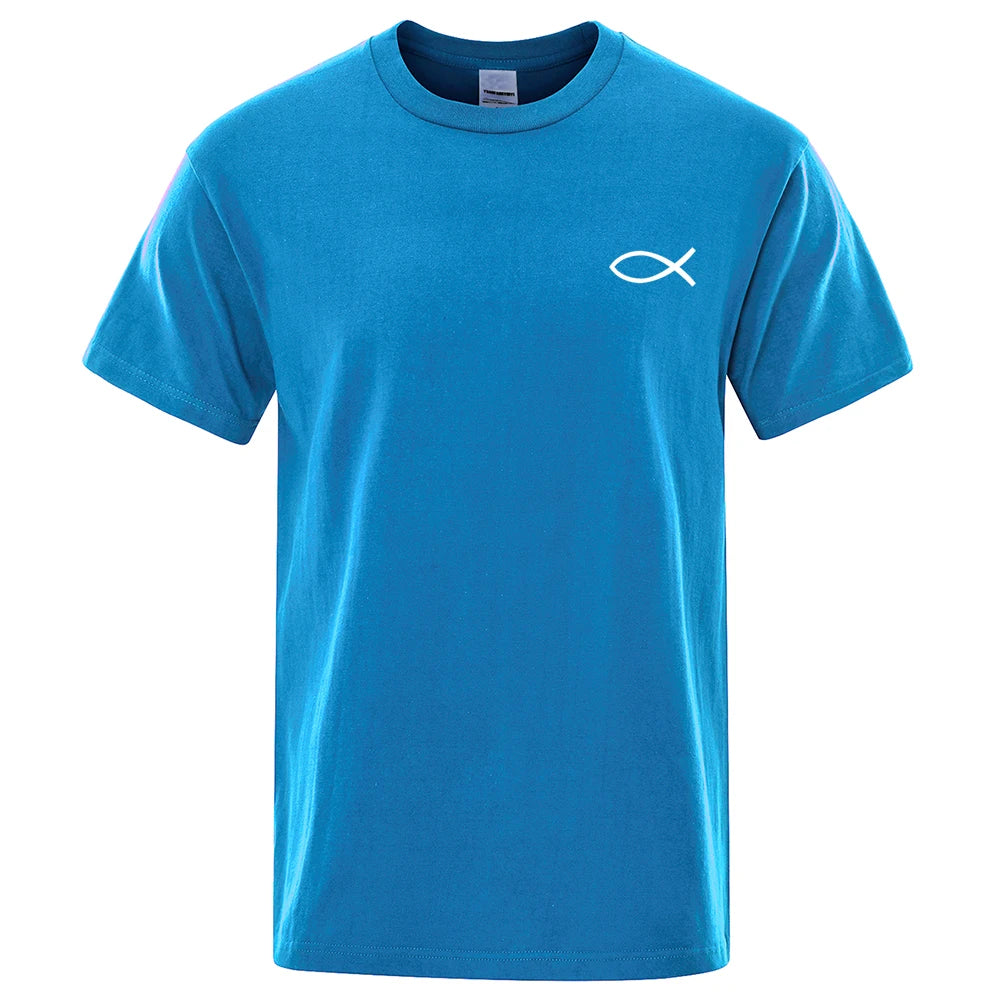 VILZSTUDIOS Graphic Fish Print T-Shirt