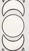 VILZSTUDIOS Scandinavian Acrylic Moon phase Mirrors