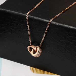 VILZSTUDIOS Classic Roman Numerals Pendant Necklace