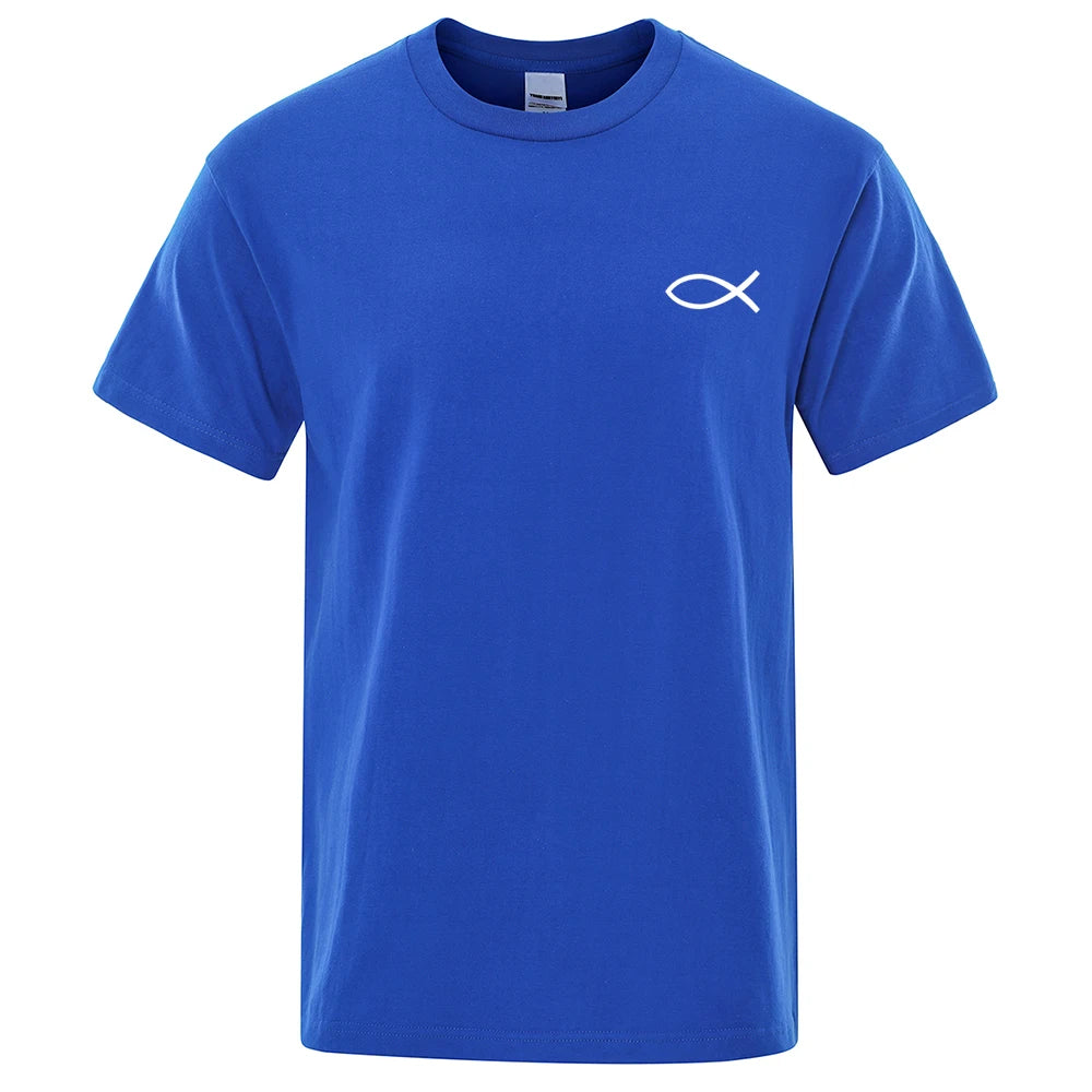 VILZSTUDIOS Graphic Fish Print T-Shirt