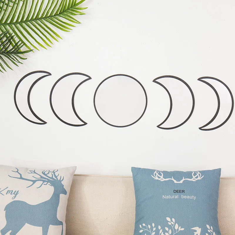 VILZSTUDIOS Scandinavian Acrylic Moon phase Mirrors