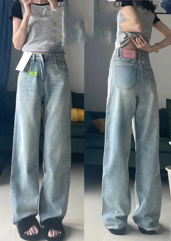 Vintage-Jeans mit hoher Taille