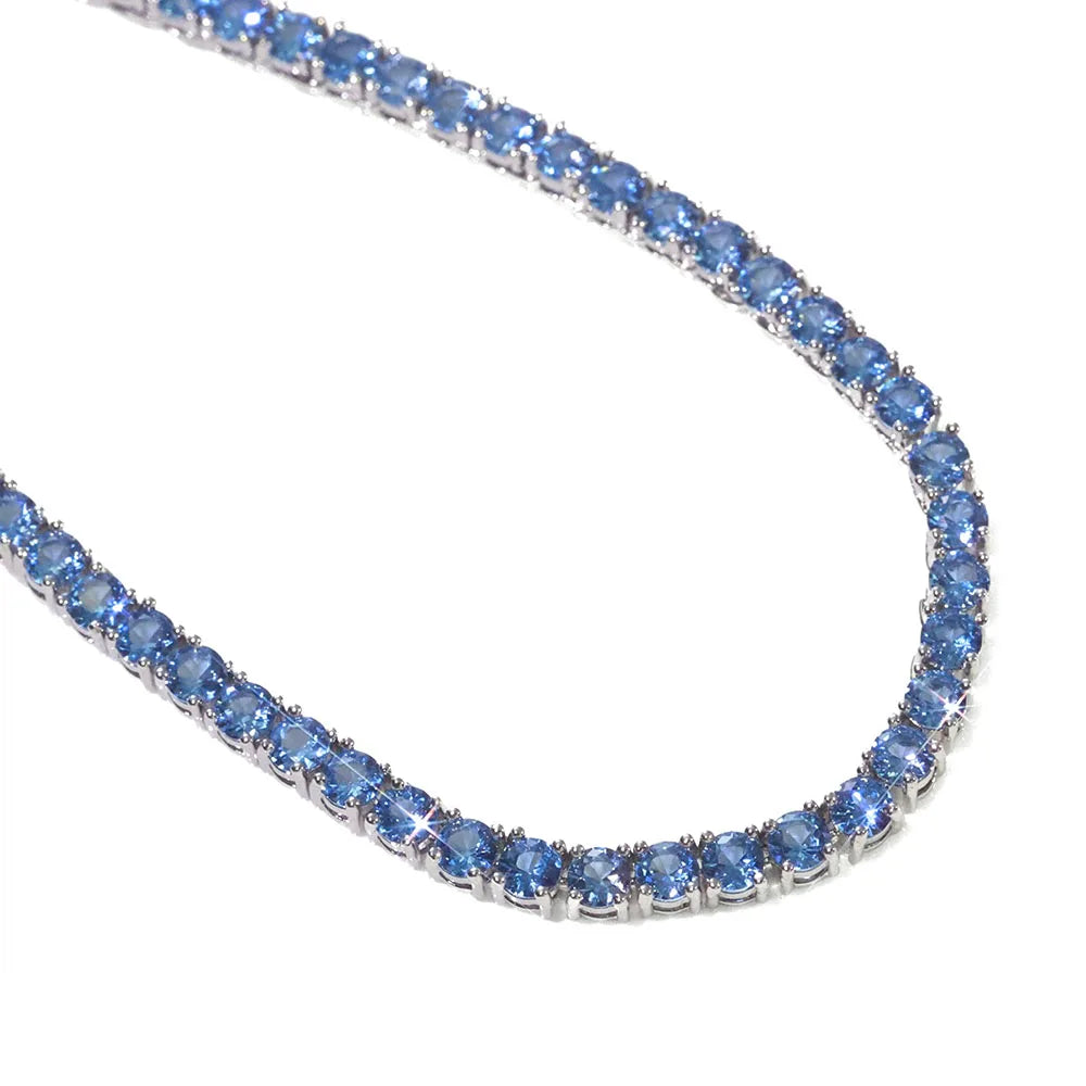 VILZSTUDIOS Colorful Sparkling Tennis Necklace