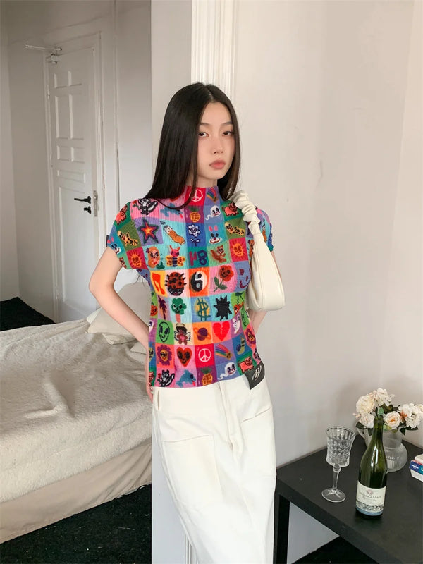 Graphic Shapes Designer T-Shirt