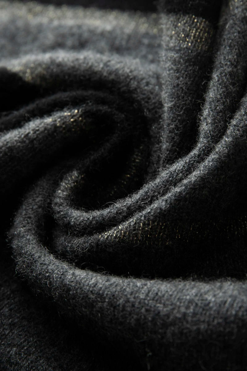 VILZSTUDIOS A-class High-quality 100% Cashmere New Cashmere Scarf 100% Knitted Warm Neck-Protecting High-end Fashion Wild Color in Winter.