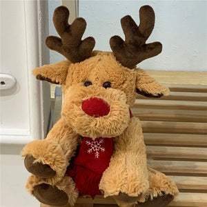 VILZSTUDIOS Christmas Reindeer Plush Cushion