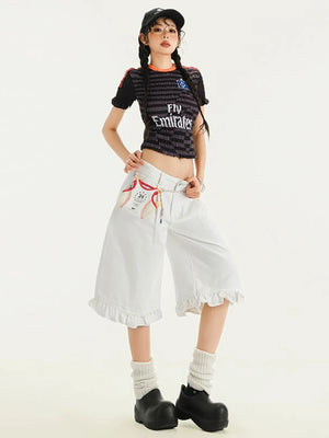 VILZSTUDIOS Retro Loose Wide Leg Denim Jeans