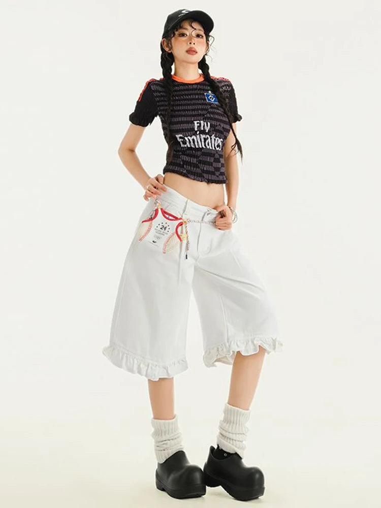 VILZSTUDIOS Retro Loose Wide Leg Denim Jeans
