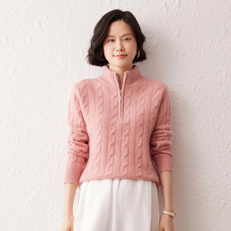 VILZSTUDIOS Thick Cashmere Turtleneck Sweater