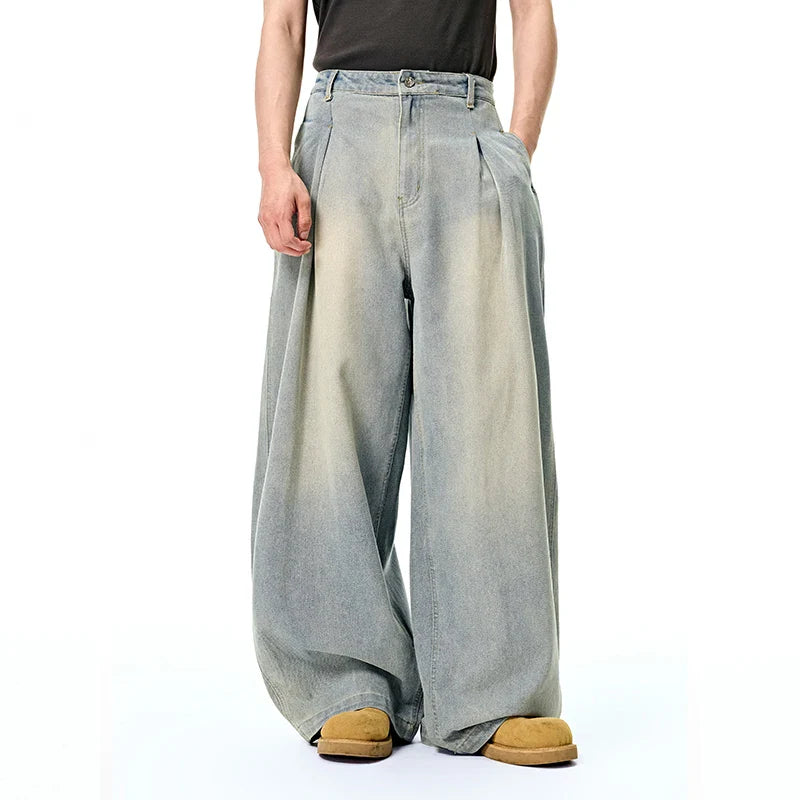 VILZSTUDIOS Vintage Loose Fit Wide Jeans