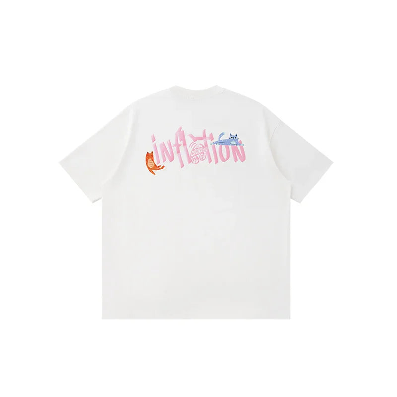 VILZSTUDIOS White Oversized Inflation 3D Puff T-Shirt