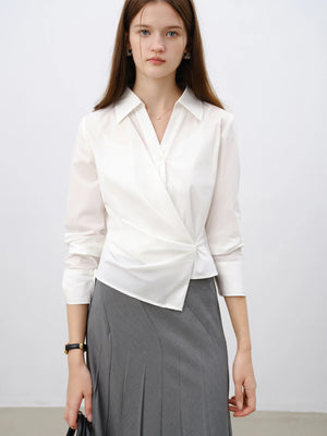 VILZSTUDIOS Versatile Asymmetrical Waist Shirt