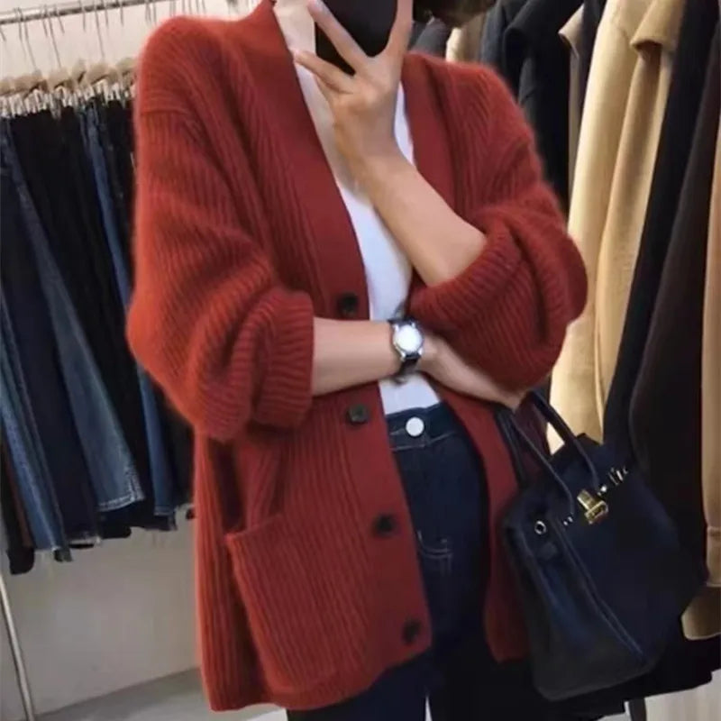 VILZSTUDIOS Cozy Oversized Cashmere Cardigan