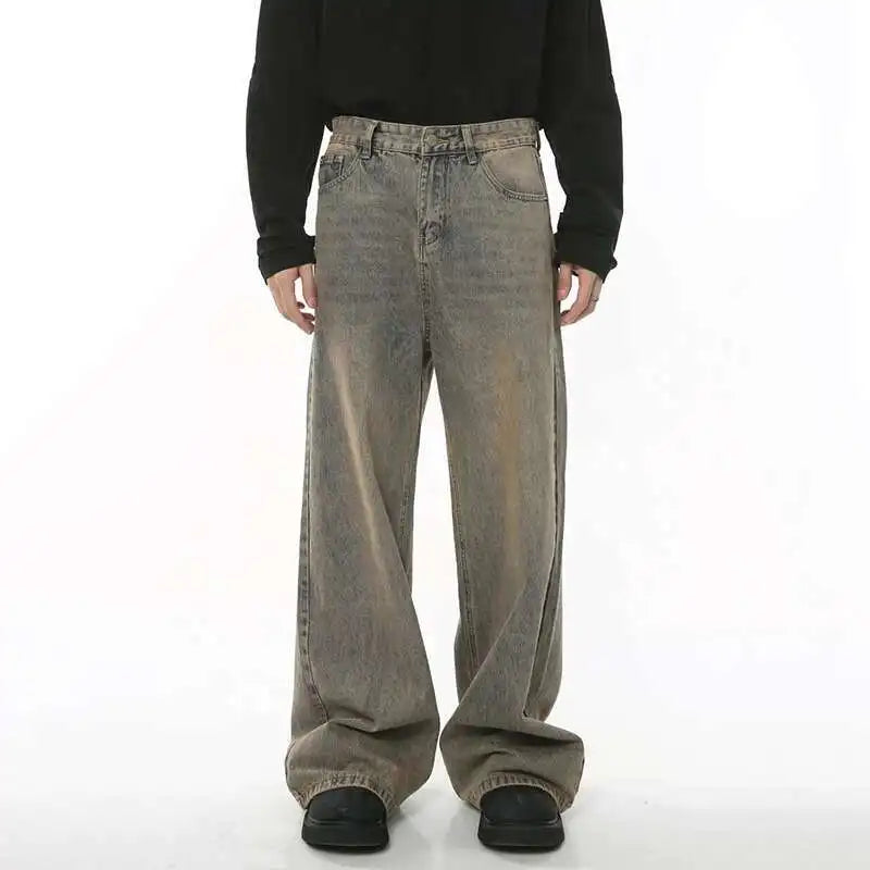VILZSTUDIOS Vintage Distressed Baggy Jeans