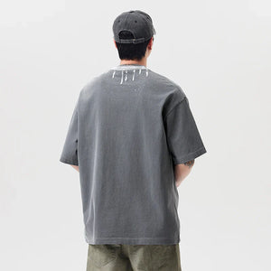 VILZSTUDIOS Loose Fit Casual Cotton T-Shirt