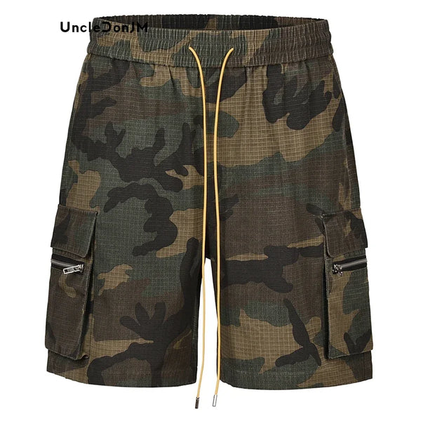 American Camouflage Cargo Shorts for Pants