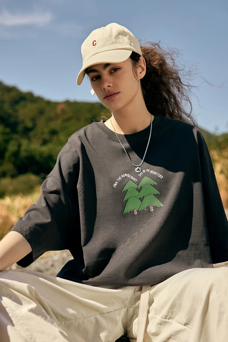 VILZSTUDIOS Tree Puff Print T-Shirt