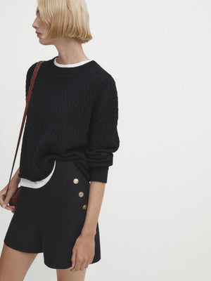 VILZSTUDIOS Cotton Loose Knitwear Sweater