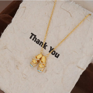 VILZSTUDIOS Ballerina Dance Shoes Pendant Necklace