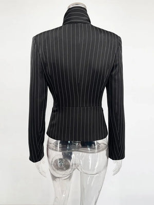 VILZSTUDIOS Tossy Elegant Jacket with Scarf