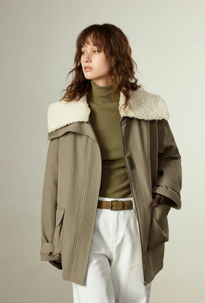 VILZSTUDIOS Warm Plush Retro Jacket