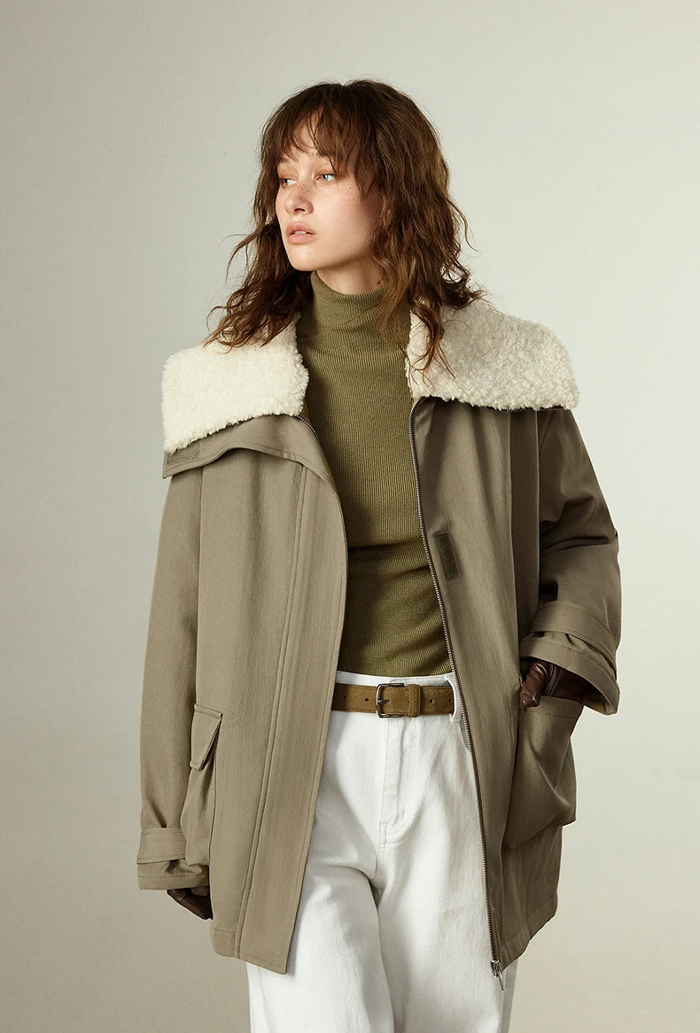 VILZSTUDIOS Warm Plush Retro Jacket