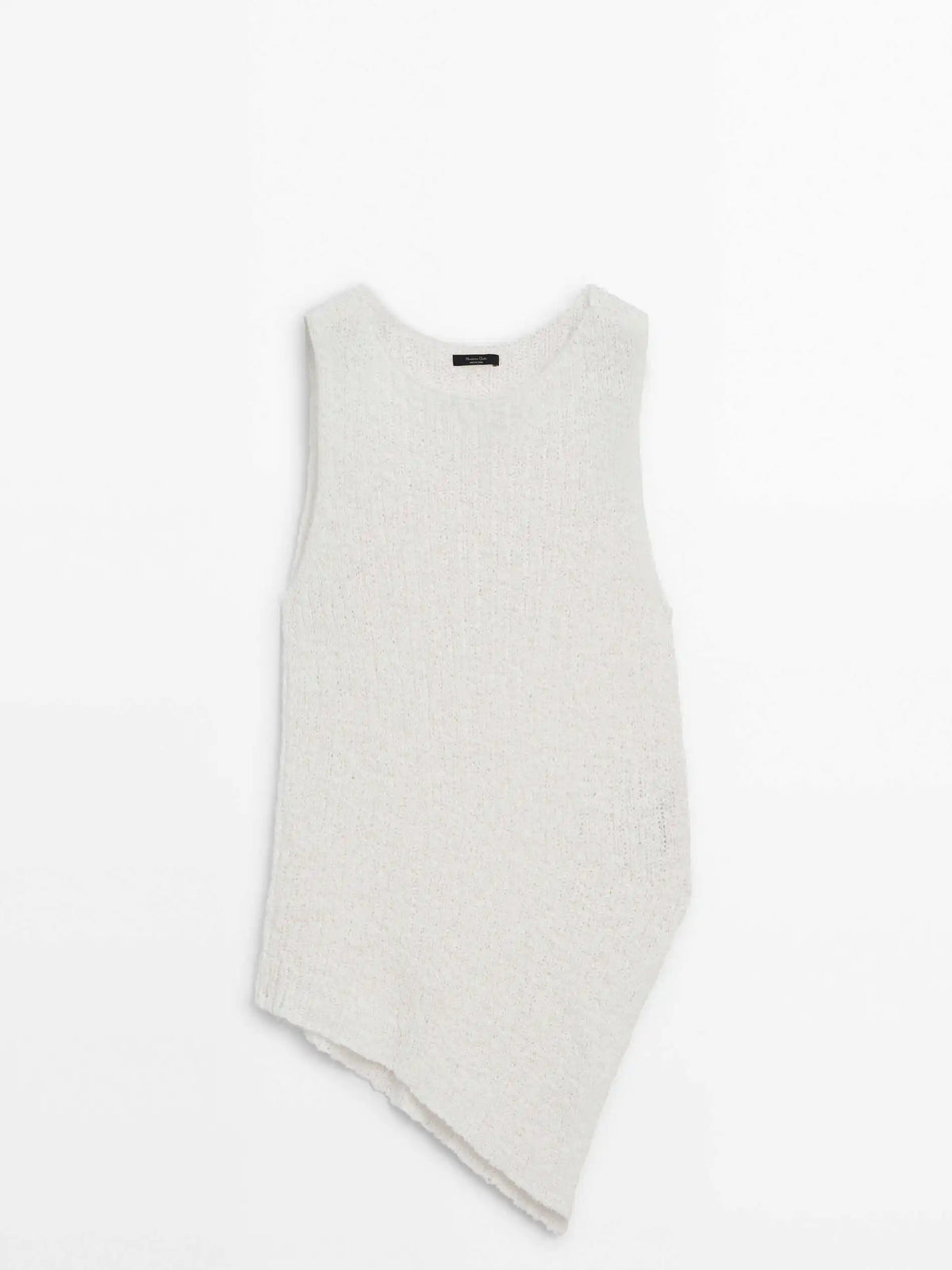 VILZSTUDIOS Knitted Irregular Sleeveless Top