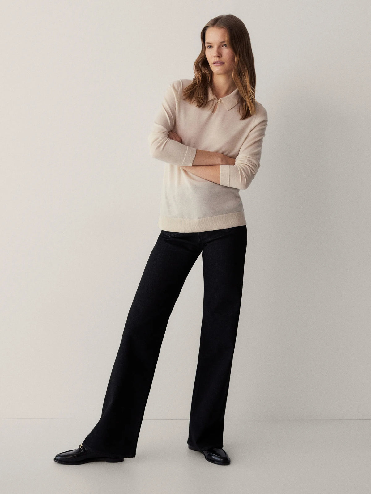 VILZSTUDIOS Slim Polo Sweater