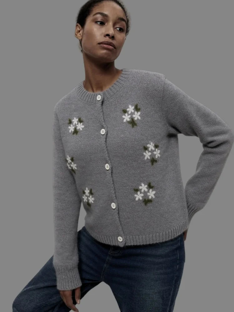 VILZSTUDIOS Elegant Thick Knitted Cardigan