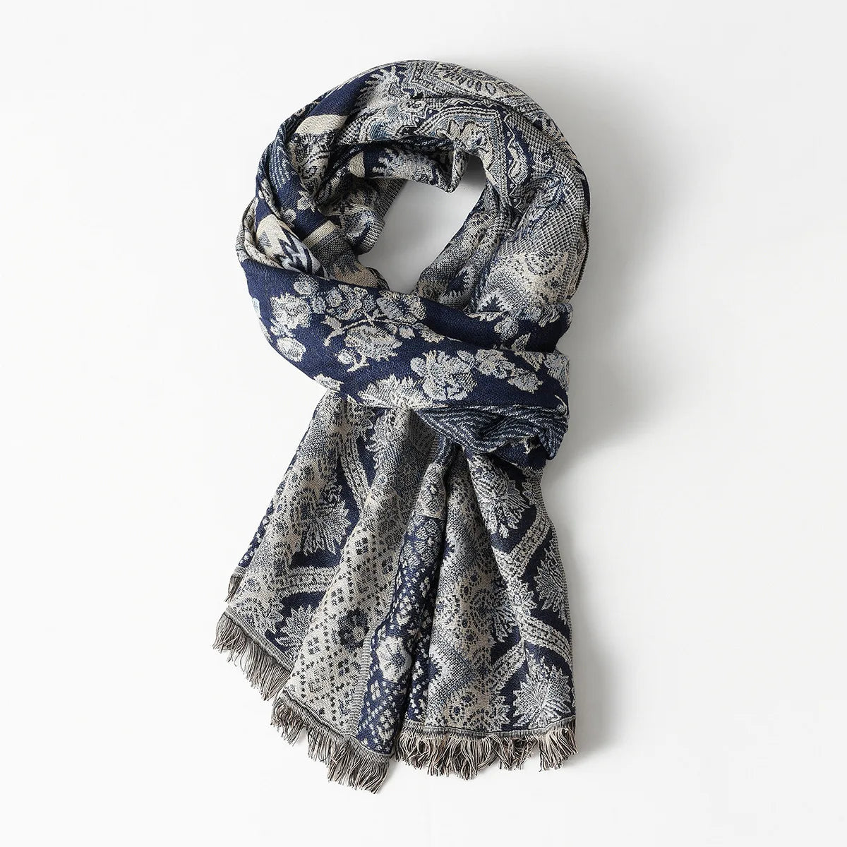 VILZSTUDIOS Jacquard Soft Warm Scarf