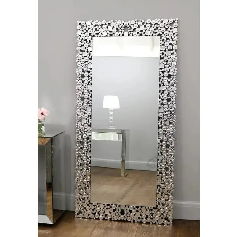 VILZSTUDIOS Wholesale Bedroom Furniture Oversized Wall Mirror Standing Dressing Mirror Modern Hotels Silver / Gold / Brown Mirror 5 Mm