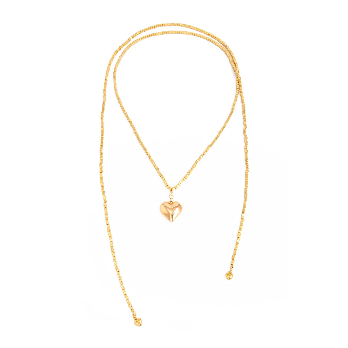 VILZSTUDIOS Gold/Silver Heart Pendant Necklace