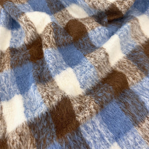 VILZSTUDIOS Plaid Long Woolen Scarf