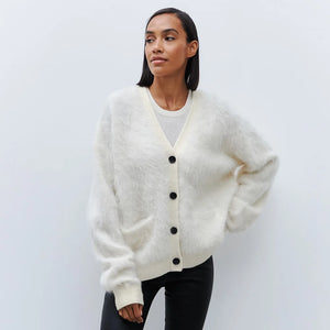 VILZSTUDIOS Soft Mink Velvet Cardigan