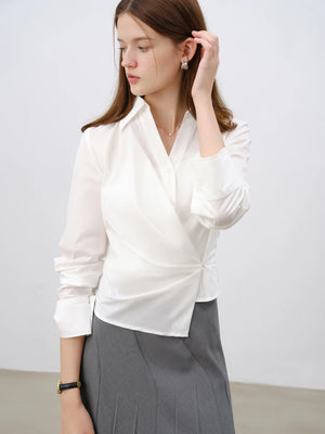 VILZSTUDIOS Versatile Asymmetrical Waist Shirt