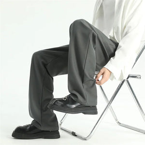 VILZSTUDIOS Black Comfortable Thin Straight Pants