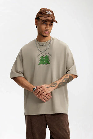 VILZSTUDIOS Tree Puff Print T-Shirt
