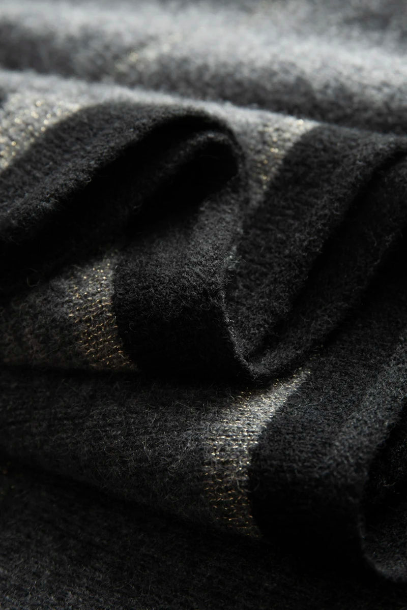 VILZSTUDIOS A-class High-quality 100% Cashmere New Cashmere Scarf 100% Knitted Warm Neck-Protecting High-end Fashion Wild Color in Winter.