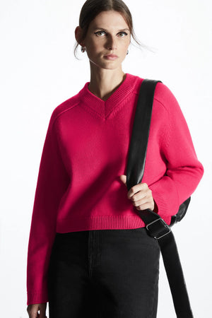 VILZSTUDIOS Classic Wool Blend Knitted Sweater