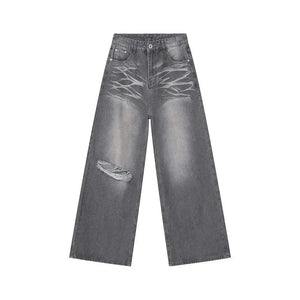 VILZSTUDIOS Loose Fit Wide Leg Jeans