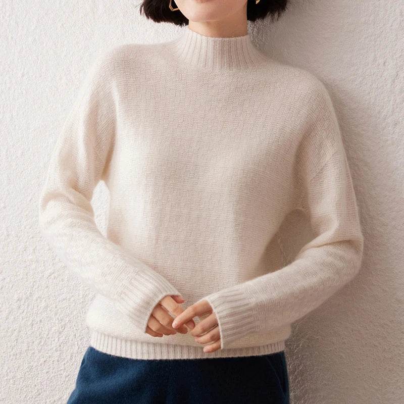 VILZSTUDIOS Elegant Cashmere Turtleneck Sweater