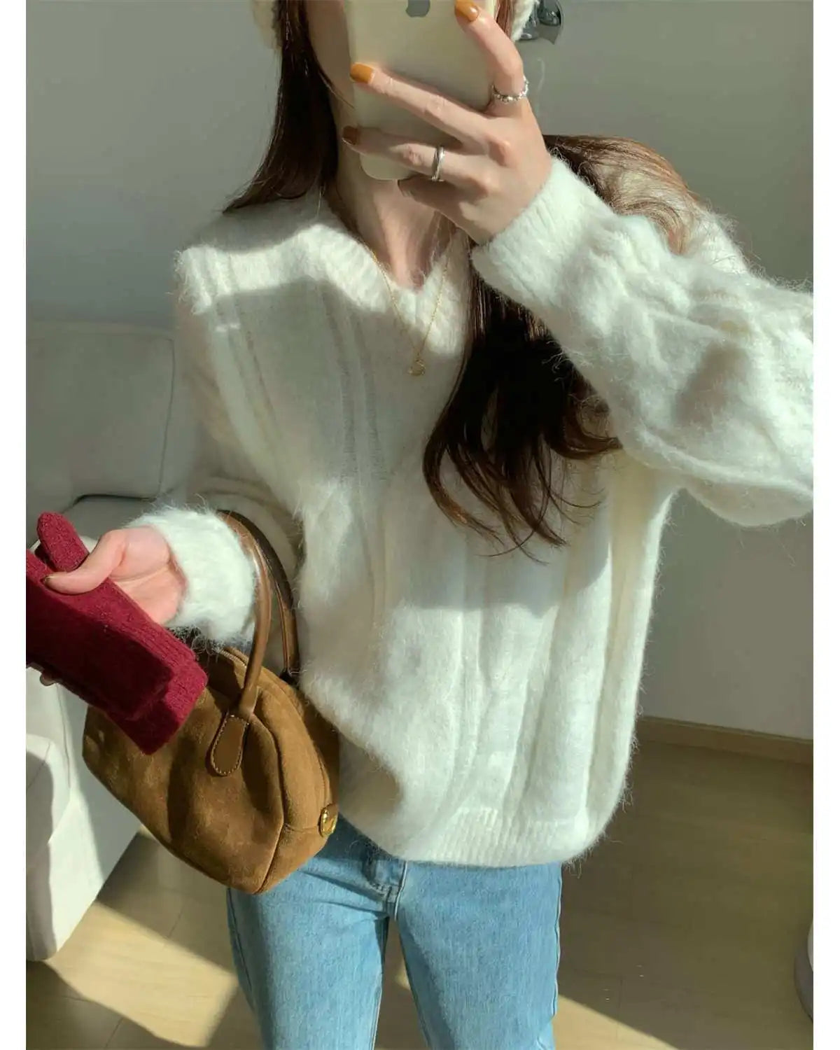 VILZSTUDIOS Cozy Oversized Festive Sweater
