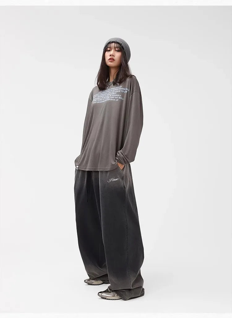 VILZSTUDIOS Oversized Gradient Pants